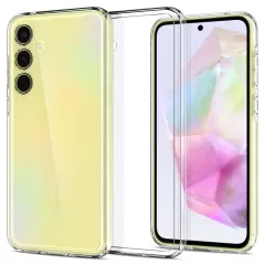 Samsung Galaxy A35 dėklas skaidrus SPIGEN ULTRA HYBRID 5G