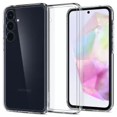 Samsung Galaxy A35 dėklas skaidrus SPIGEN ULTRA HYBRID 5G