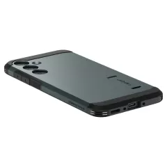 Samsung Galaxy A35 dėklas žalia SPIGEN TOUGH ARMOR 5G