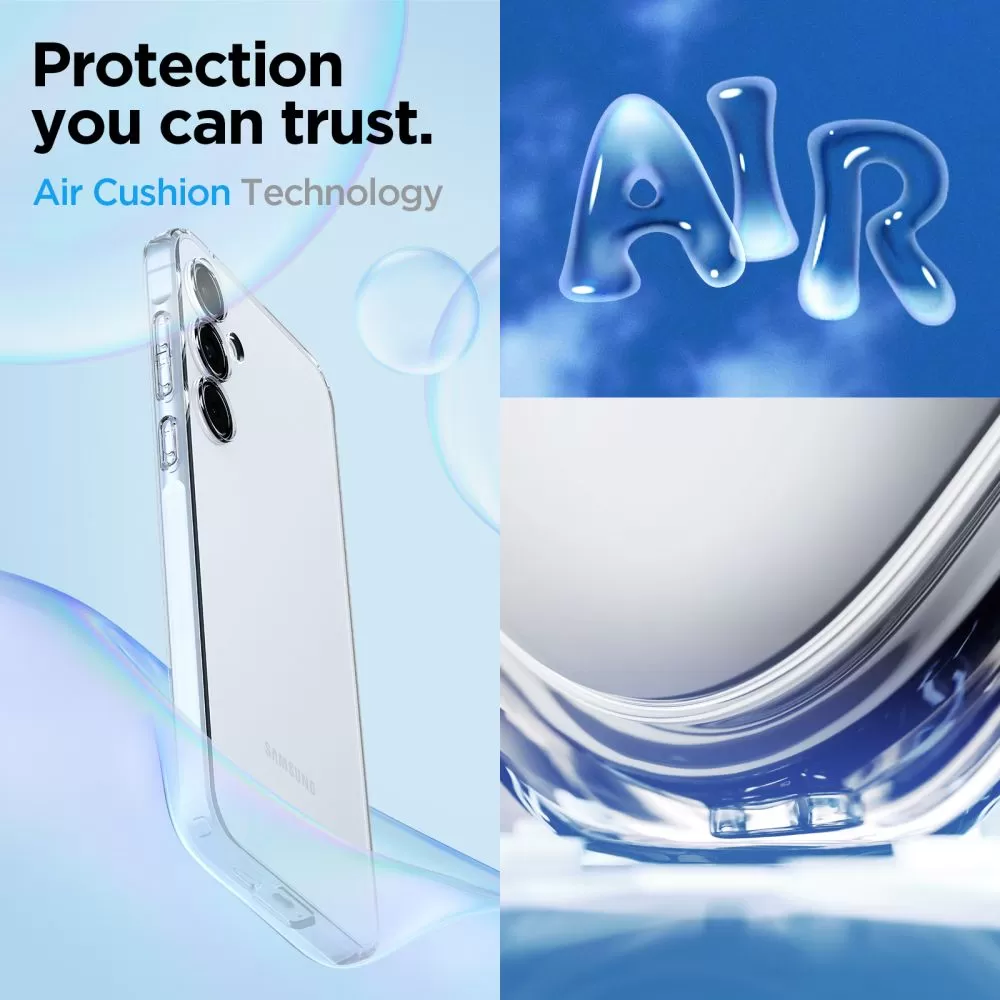 Samsung Galaxy A55 vāciņš caurspīdīgs SPIGEN LIQUID CRYSTAL 5G