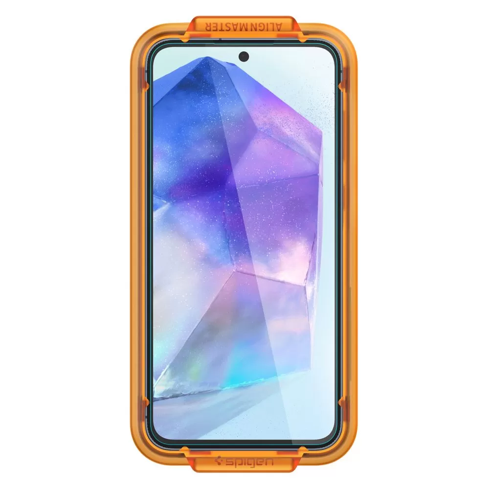 Samsung Galaxy A55 skärmskydd SPIGEN ALM GLAS.TR 2-PACK 5G
