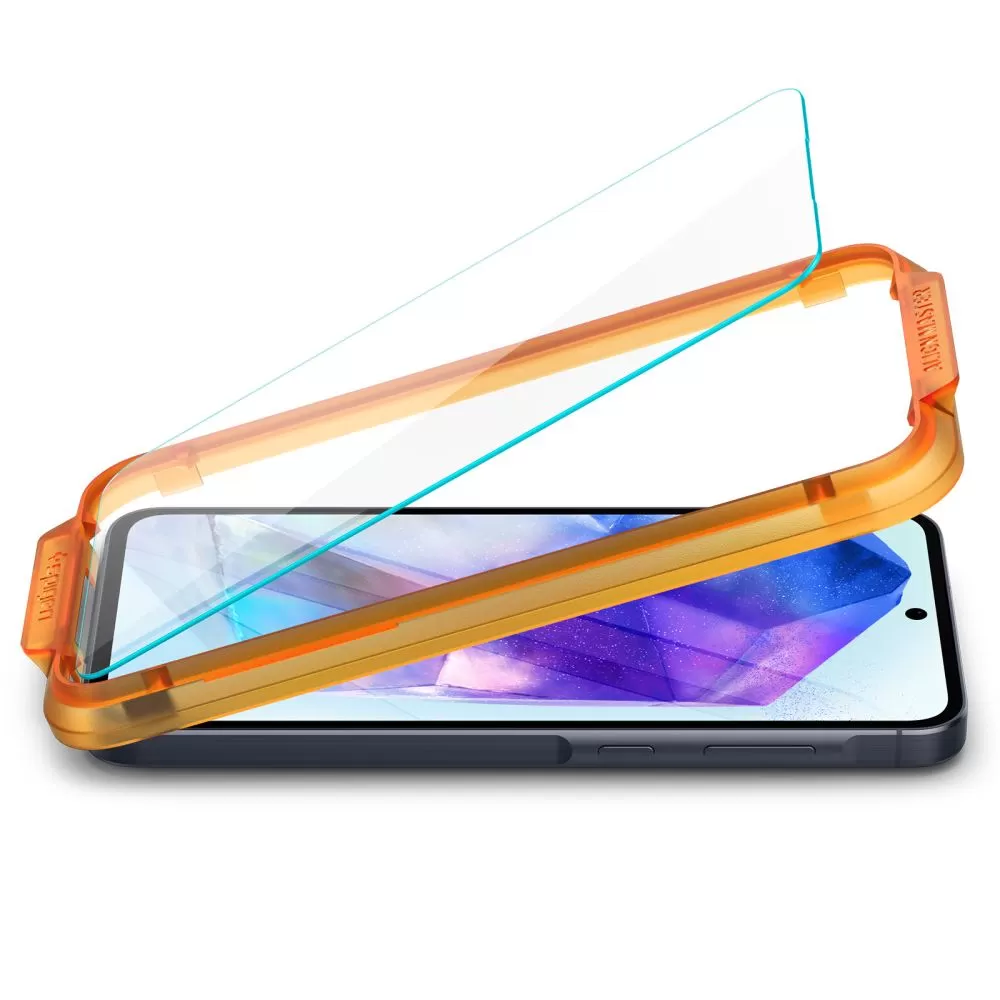 Samsung Galaxy A55 skärmskydd SPIGEN ALM GLAS.TR 2-PACK 5G