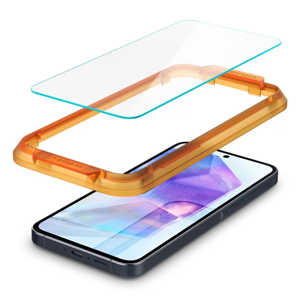 Samsung Galaxy A55 skärmskydd SPIGEN ALM GLAS.TR 2-PACK 5G