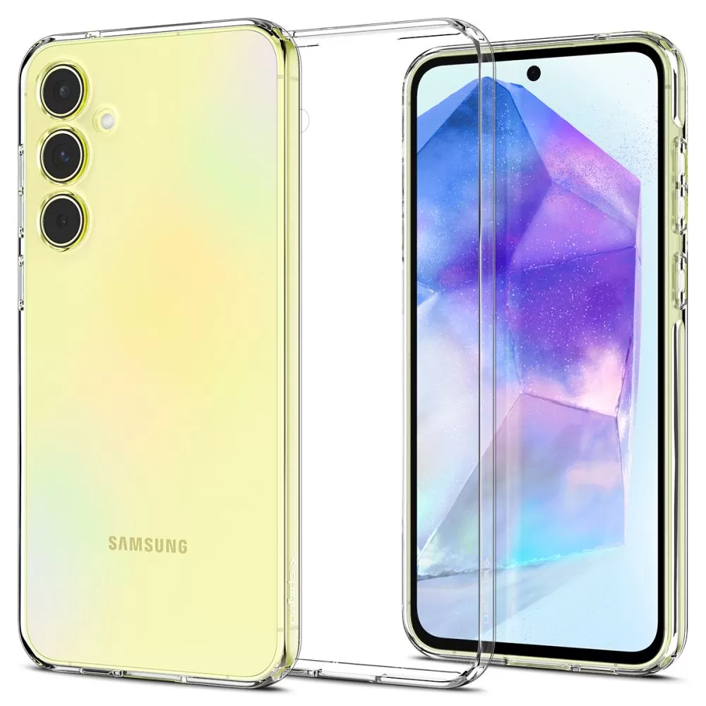 Samsung Galaxy A55 vāciņš caurspīdīgs SPIGEN LIQUID CRYSTAL 5G