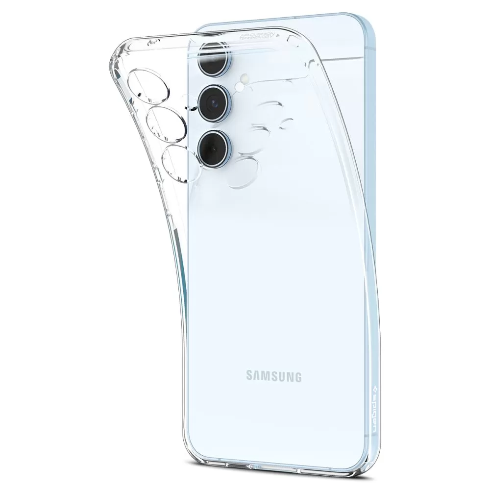 Samsung Galaxy A55 vāciņš caurspīdīgs SPIGEN LIQUID CRYSTAL 5G