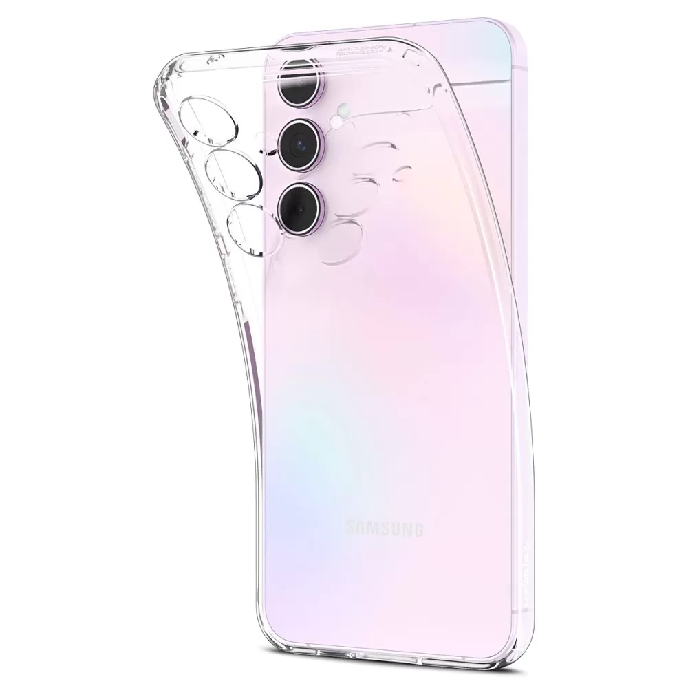 Samsung Galaxy A55 vāciņš caurspīdīgs SPIGEN LIQUID CRYSTAL 5G