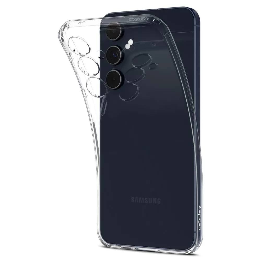 Samsung Galaxy A55 vāciņš caurspīdīgs SPIGEN LIQUID CRYSTAL 5G