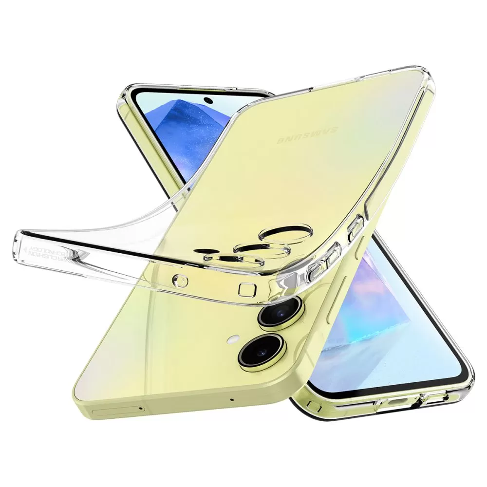 Samsung Galaxy A55 vāciņš caurspīdīgs SPIGEN LIQUID CRYSTAL 5G