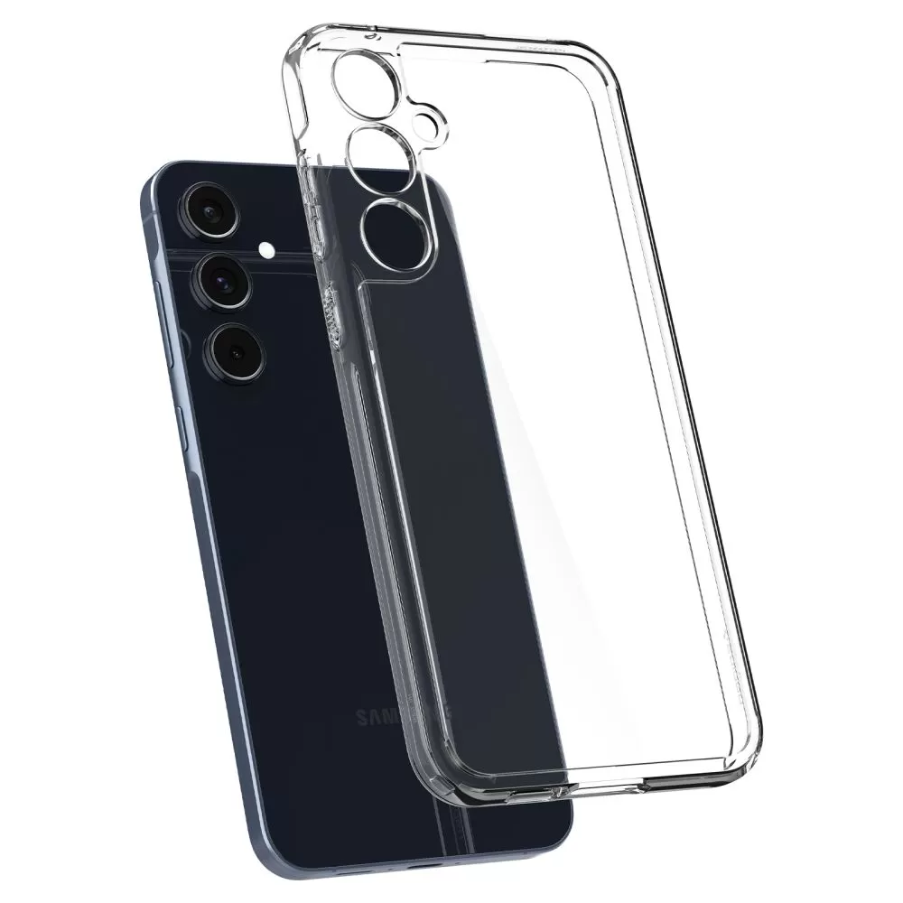 Samsung Galaxy A55 suojakuori läpinäkyvä SPIGEN ULTRA HYBRID 5G