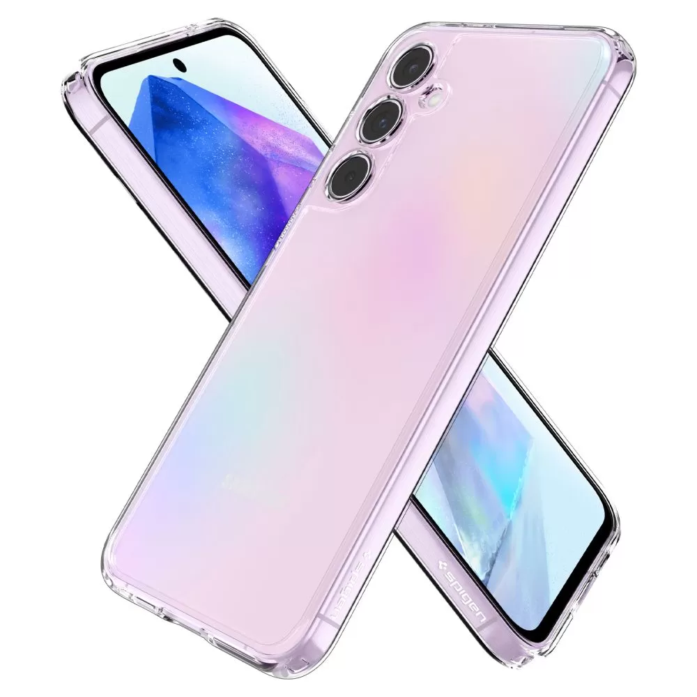 Samsung Galaxy A55 suojakuori läpinäkyvä SPIGEN ULTRA HYBRID 5G