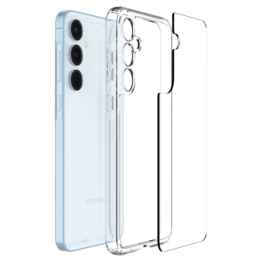 Samsung Galaxy A55 suojakuori läpinäkyvä SPIGEN ULTRA HYBRID 5G