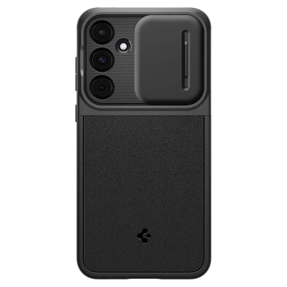 Samsung Galaxy A55 vāciņš melns SPIGEN OPTIK ARMOR 5G