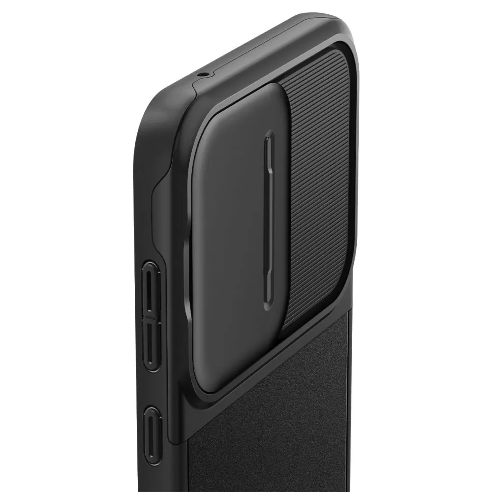 Samsung Galaxy A55 vāciņš melns SPIGEN OPTIK ARMOR 5G