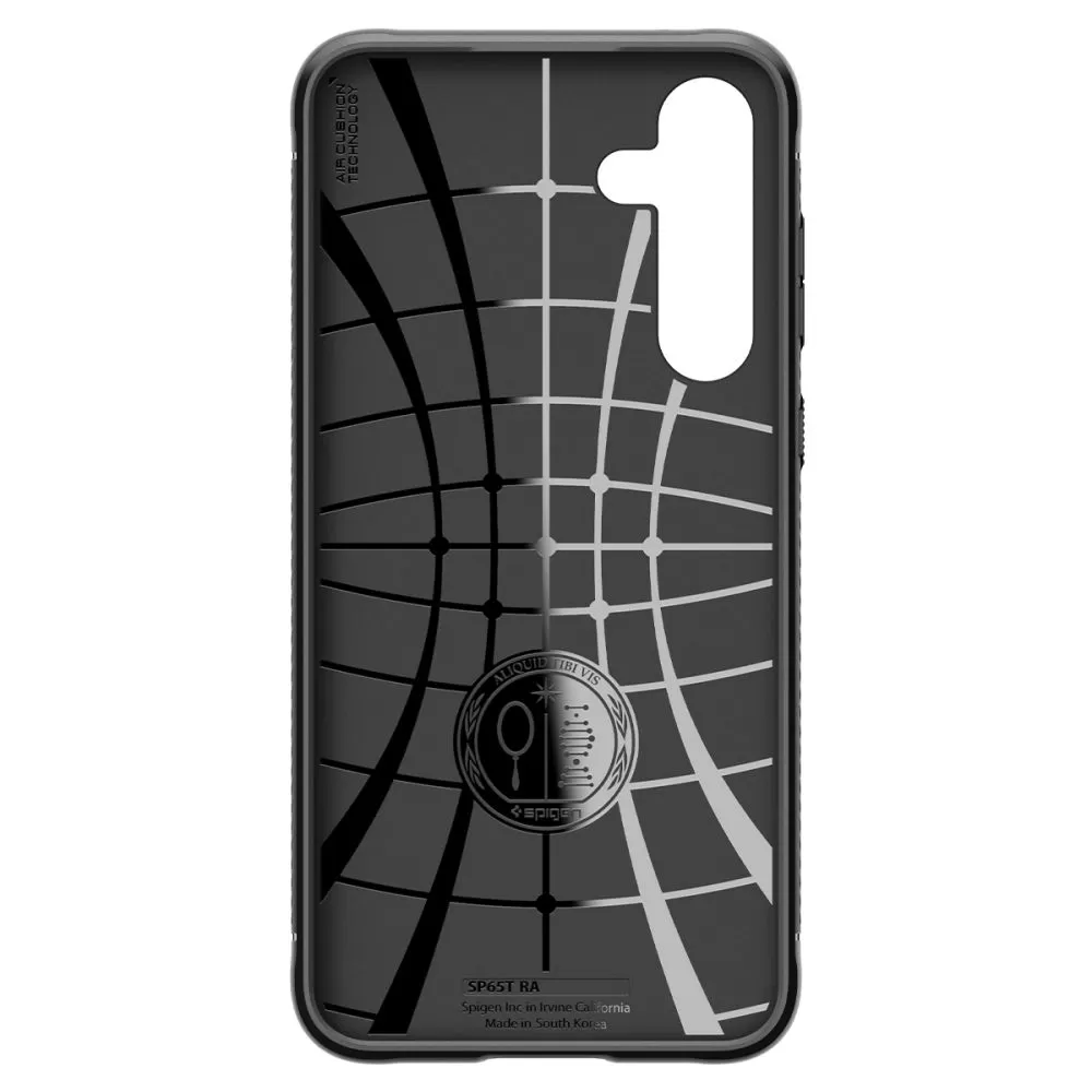 Samsung Galaxy A55 vāciņš melns SPIGEN RUGGED ARMOR 5G