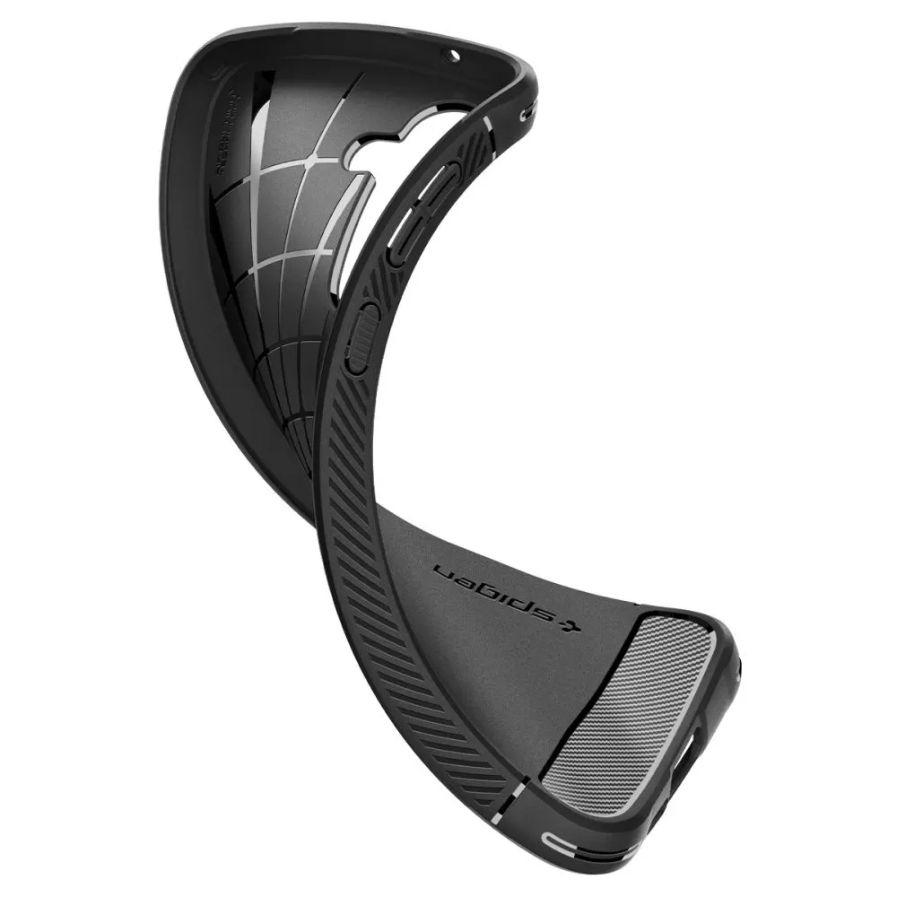 Samsung Galaxy A55 vāciņš melns SPIGEN RUGGED ARMOR 5G