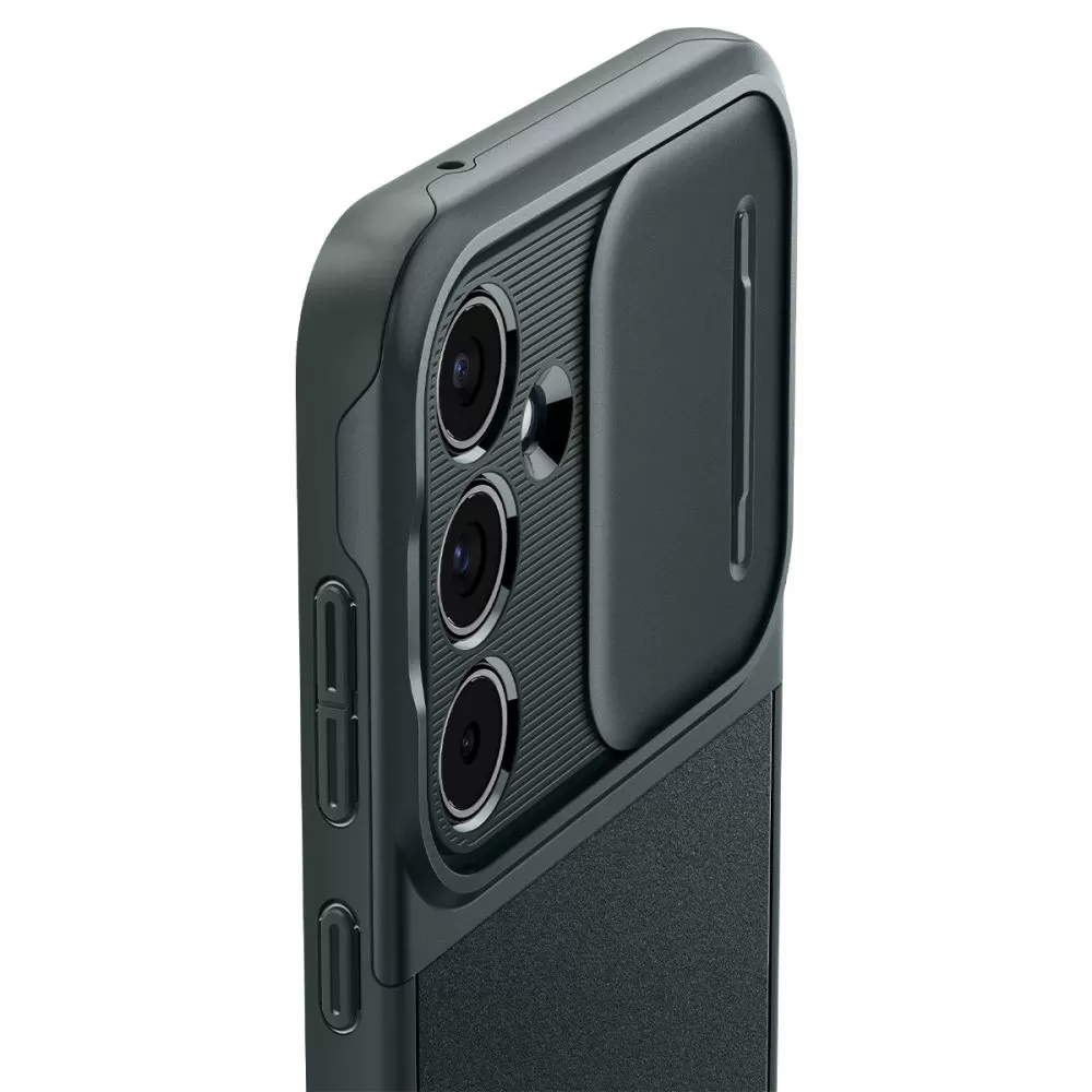 Samsung Galaxy A55 vāciņš zaļš SPIGEN OPTIK ARMOR 5G