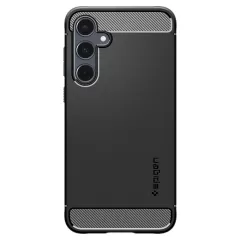 Samsung Galaxy A55 vāciņš melns SPIGEN RUGGED ARMOR 5G