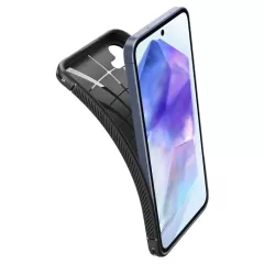 Samsung Galaxy A55 vāciņš melns SPIGEN RUGGED ARMOR 5G