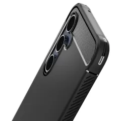 Samsung Galaxy A55 vāciņš melns SPIGEN RUGGED ARMOR 5G