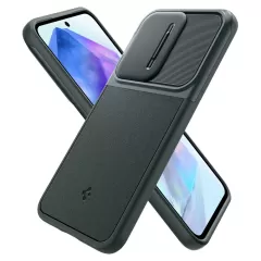 Samsung Galaxy A55 vāciņš zaļš SPIGEN OPTIK ARMOR 5G