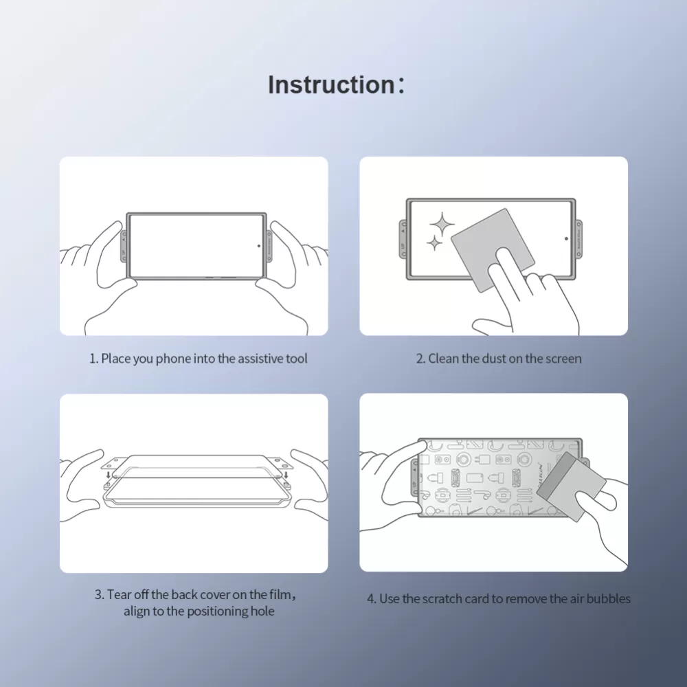 Huawei Mate 60 Pro skärmskydd  NILLKIN IMPACT RESISTANT CURVED FILM / Plus (2-pack)