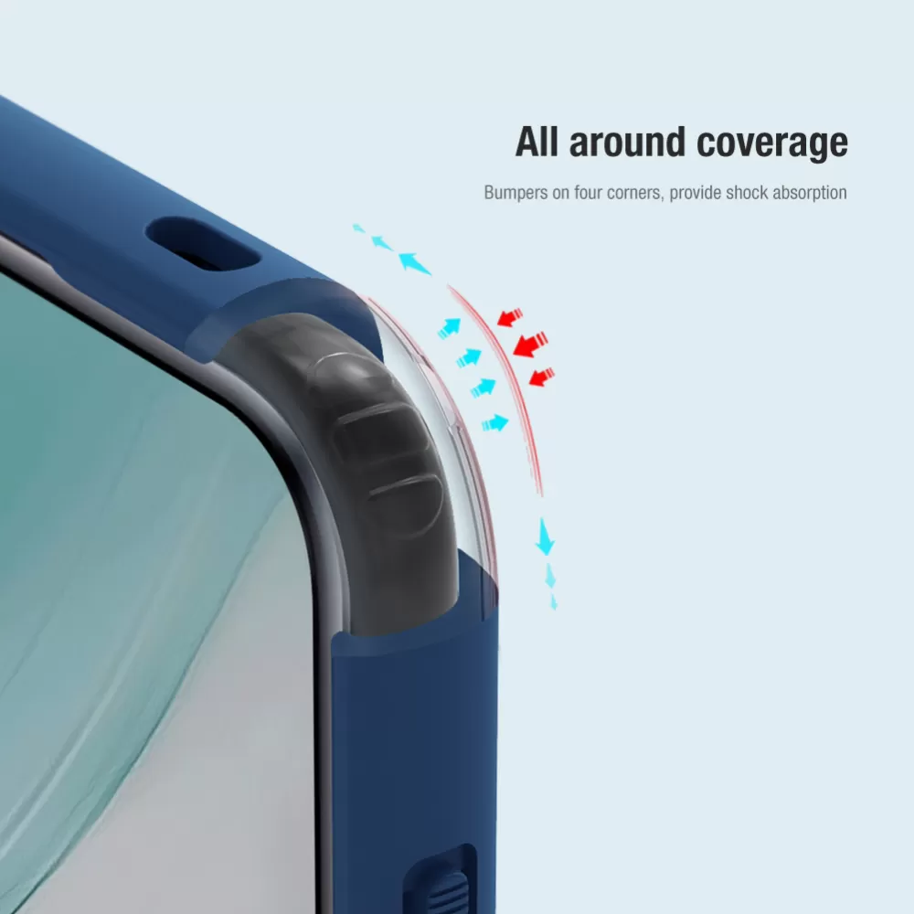Huawei Mate 60 Pro ümbris must NILLKIN SUPER FROSTED SHIELD PRO