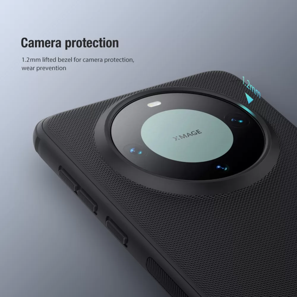 Huawei Mate 60 Pro ümbris must NILLKIN SUPER FROSTED SHIELD PRO