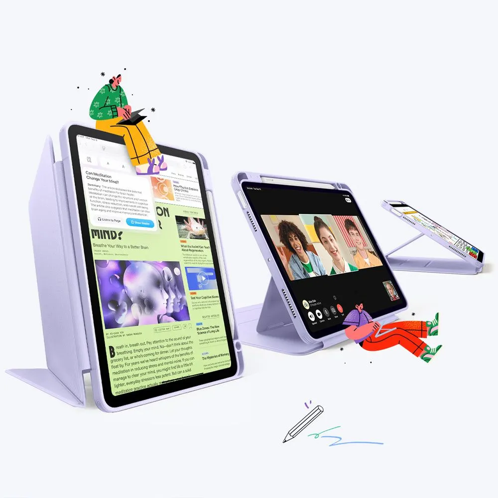 Apple iPad Air 6 (2024) Planšetės dėklas  ESR FLIP HYBRID
