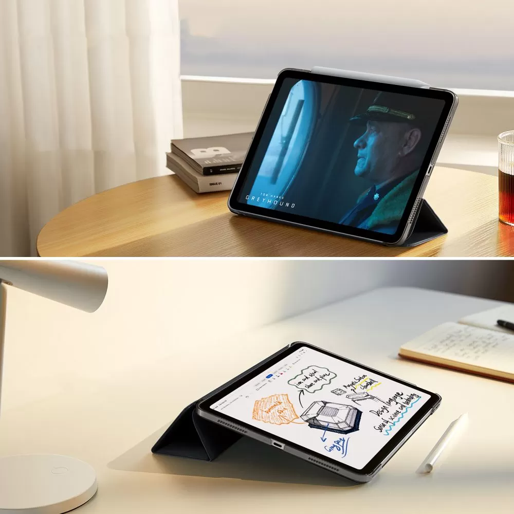 Apple iPad Air 6 (2024) maciņš melns ESR ASCEND TRIFOLD 