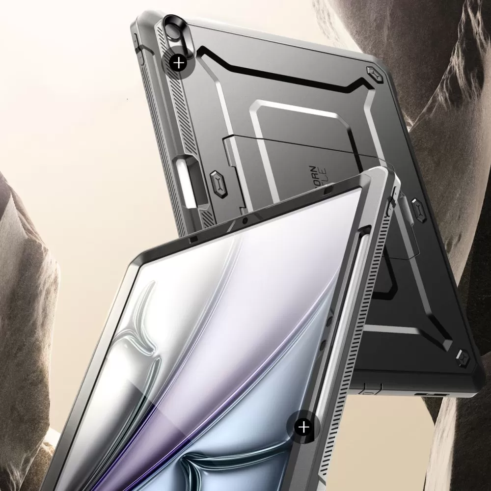 Apple iPad Air 6 (2024)  melns SUPCASE UNICORN BEETLE PRO