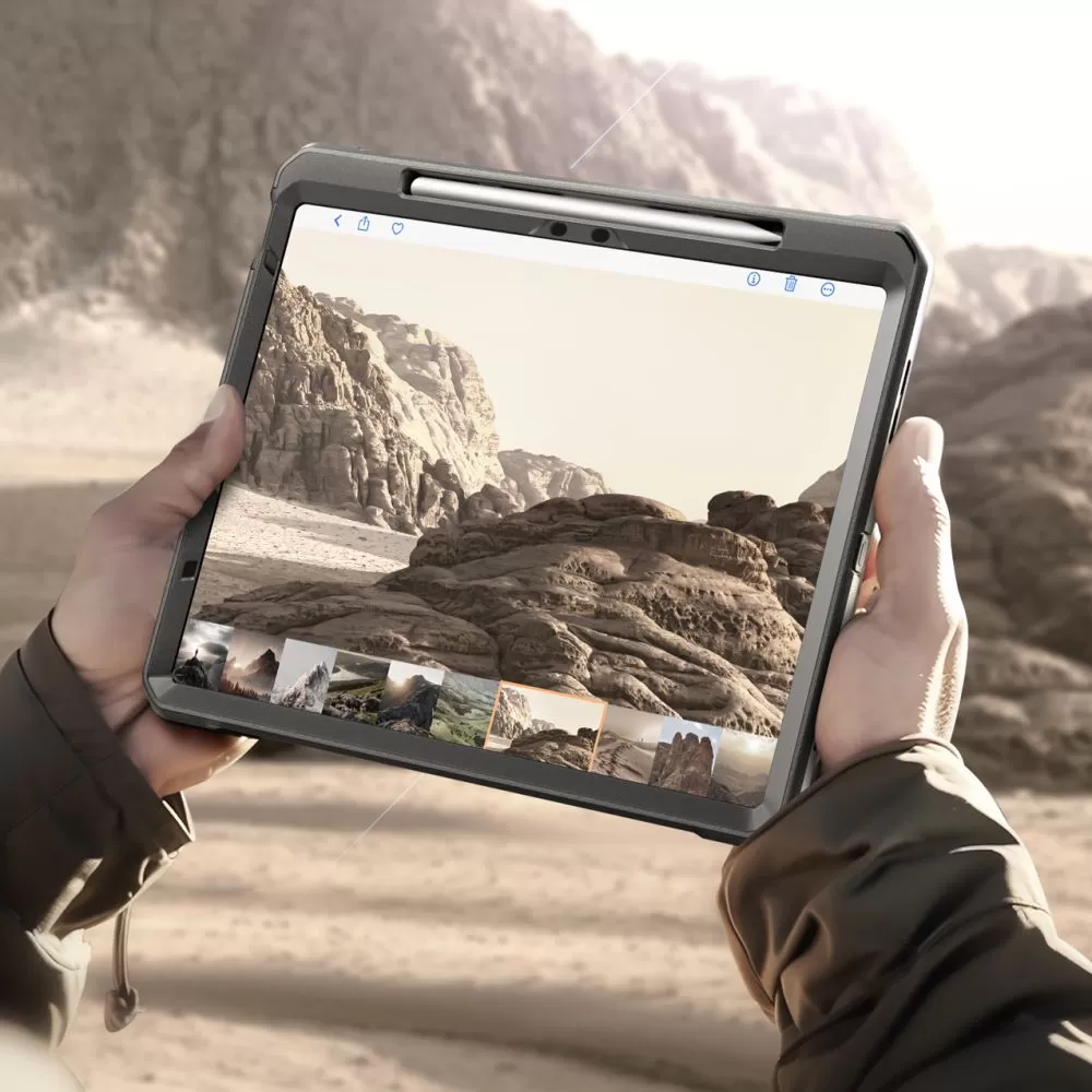 Apple iPad Air 6 (2024)  melns SUPCASE UNICORN BEETLE PRO