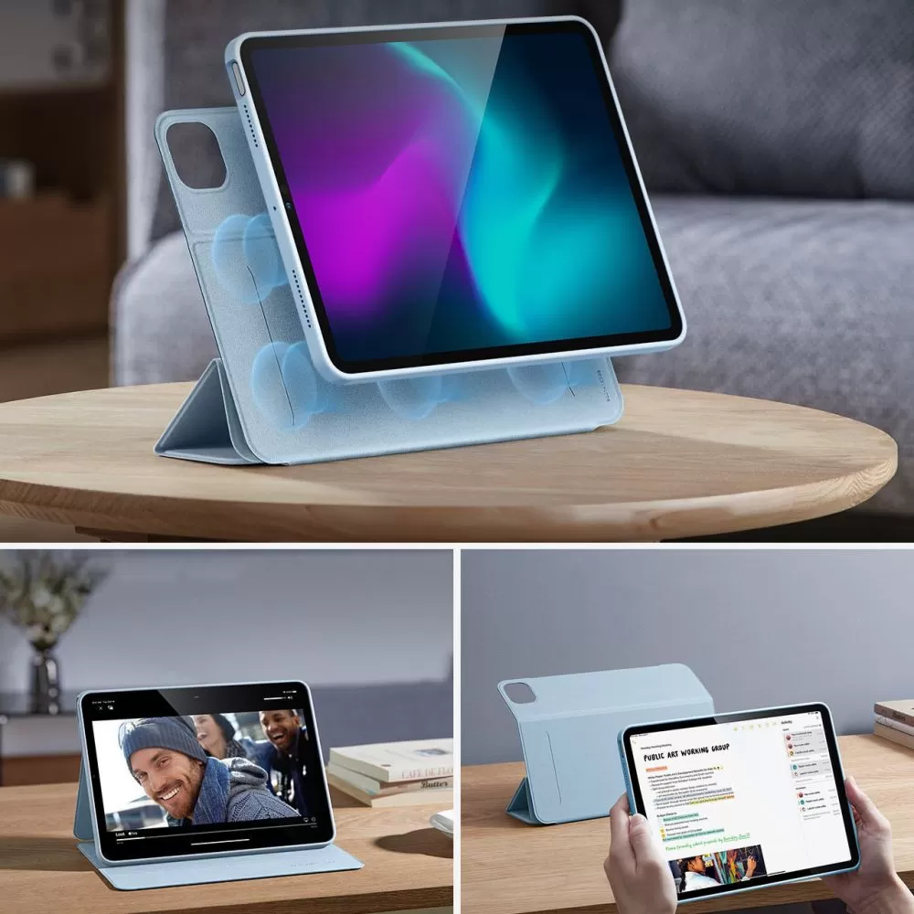 Apple iPad Air 6 (2024) maciņš zils ESR REBOUND HYBRID