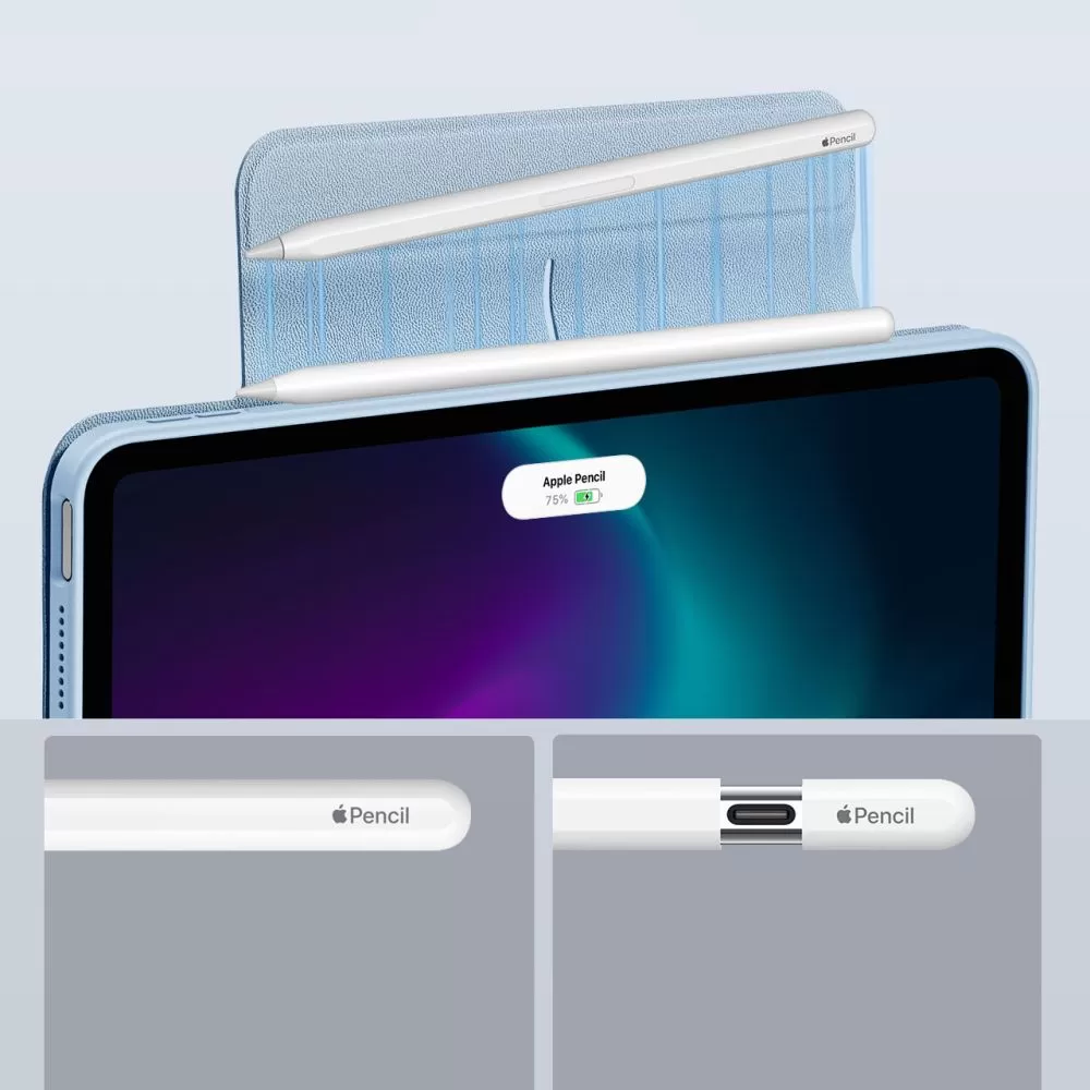 Apple iPad Air 6 (2024) maciņš zils ESR REBOUND HYBRID
