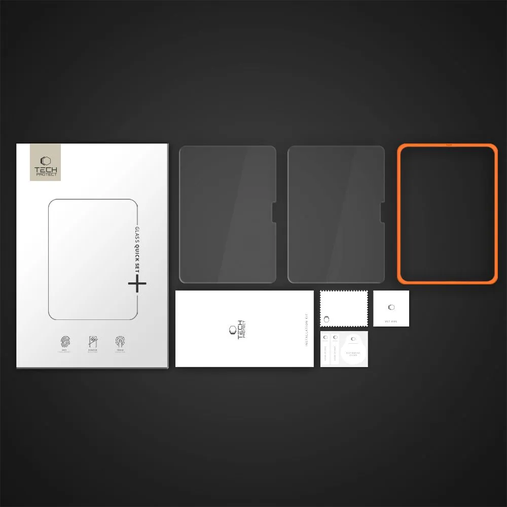 Apple iPad Air 6 (2024) защитное стекло для планшета TECH-PROTECT EASY SET+ 2-PACK