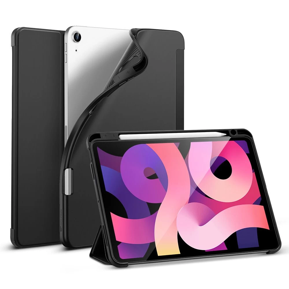 Apple iPad Air 6 (2024) maciņš melns ESR Rebound Pensil