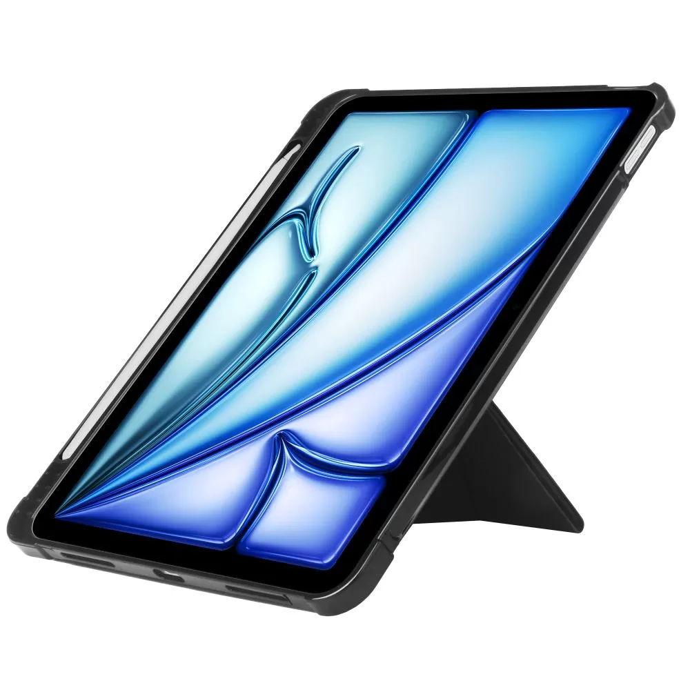 Apple iPad Air 6 (2024) maciņš melns TECH-PROTECT SC PEN ORIGAMI