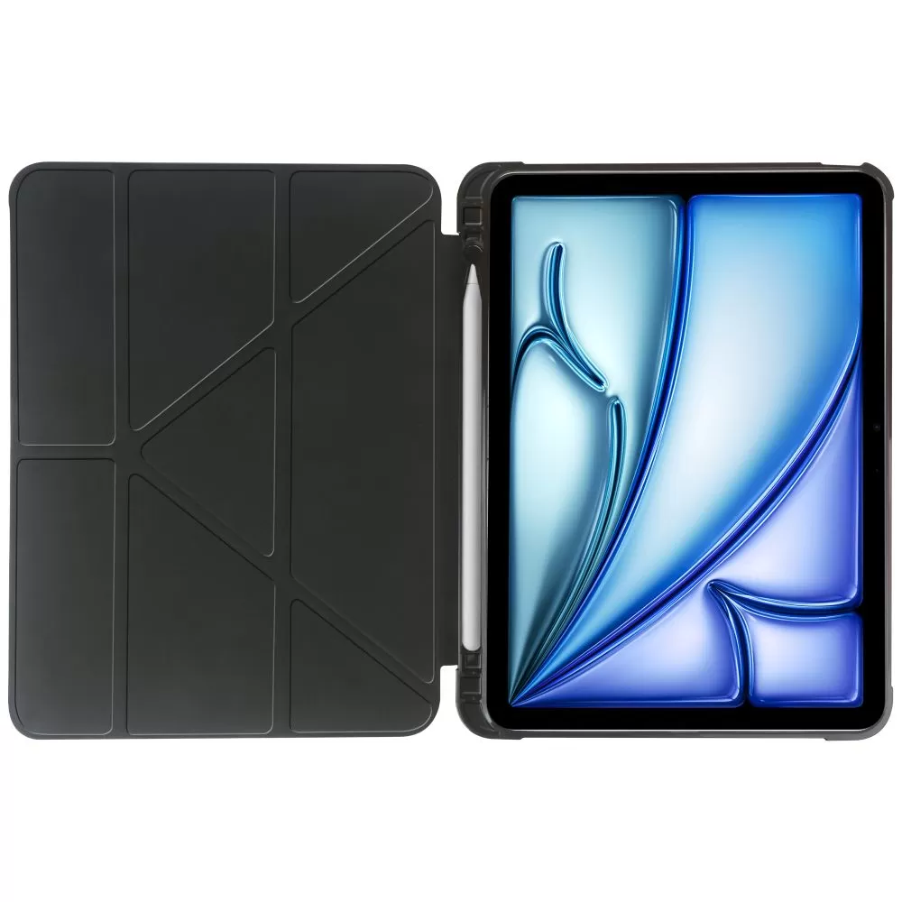 Apple iPad Air 6 (2024) maciņš melns TECH-PROTECT SC PEN ORIGAMI
