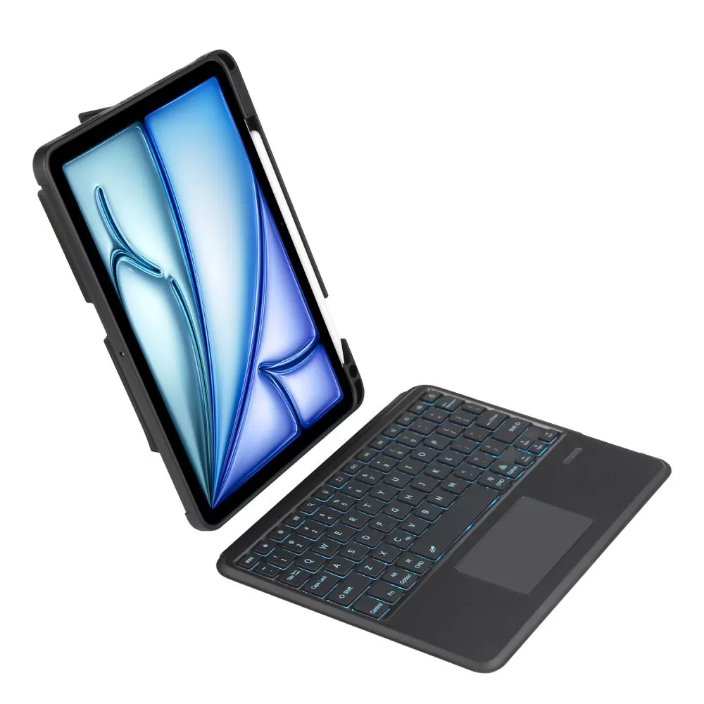 Apple iPad Air 6 (2024) maciņš melns TECH-PROTECT SCMAG PEN + KEYBOARD