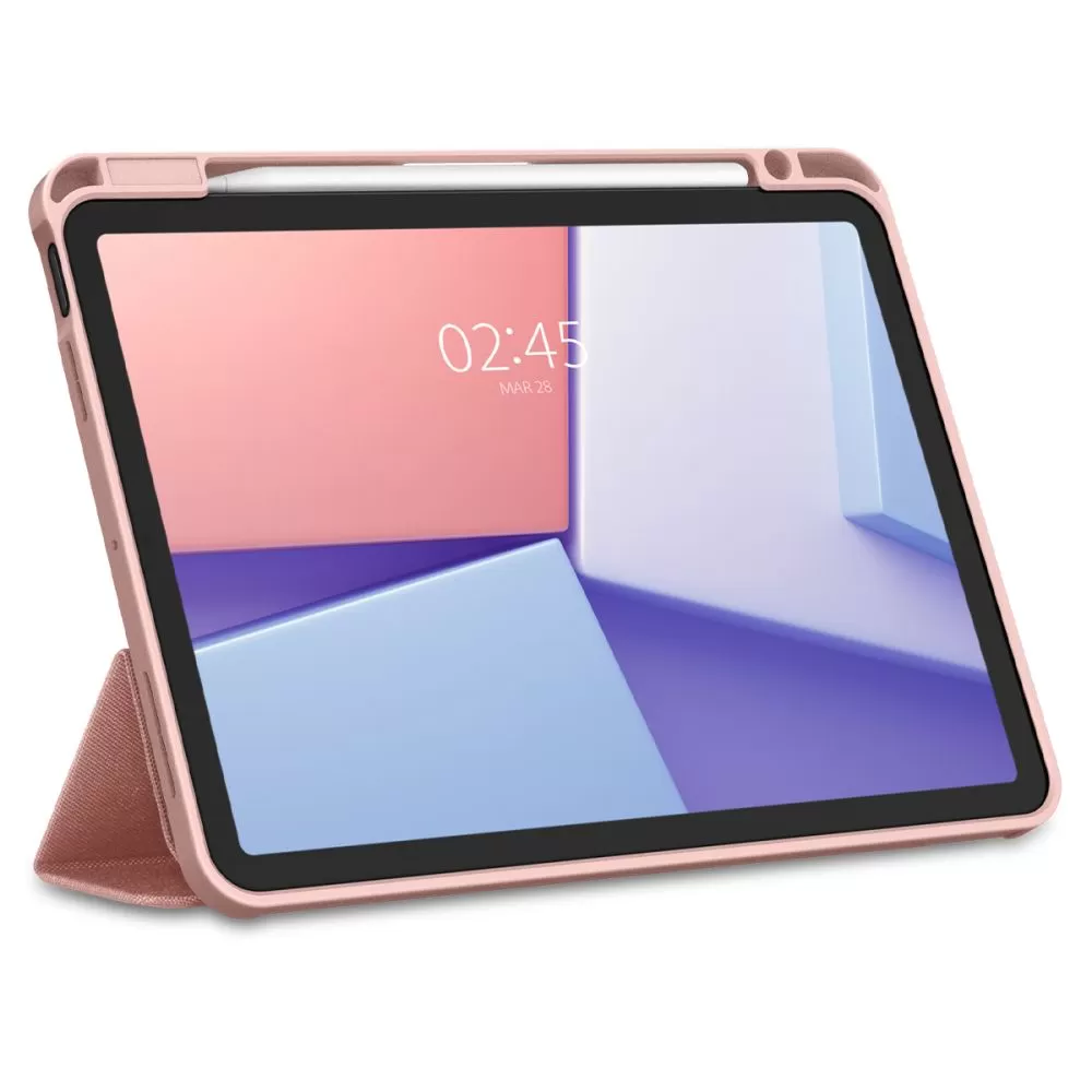 Apple iPad Air 6 (2024) maciņš rozā zelta SPIGEN URBAN FIT
