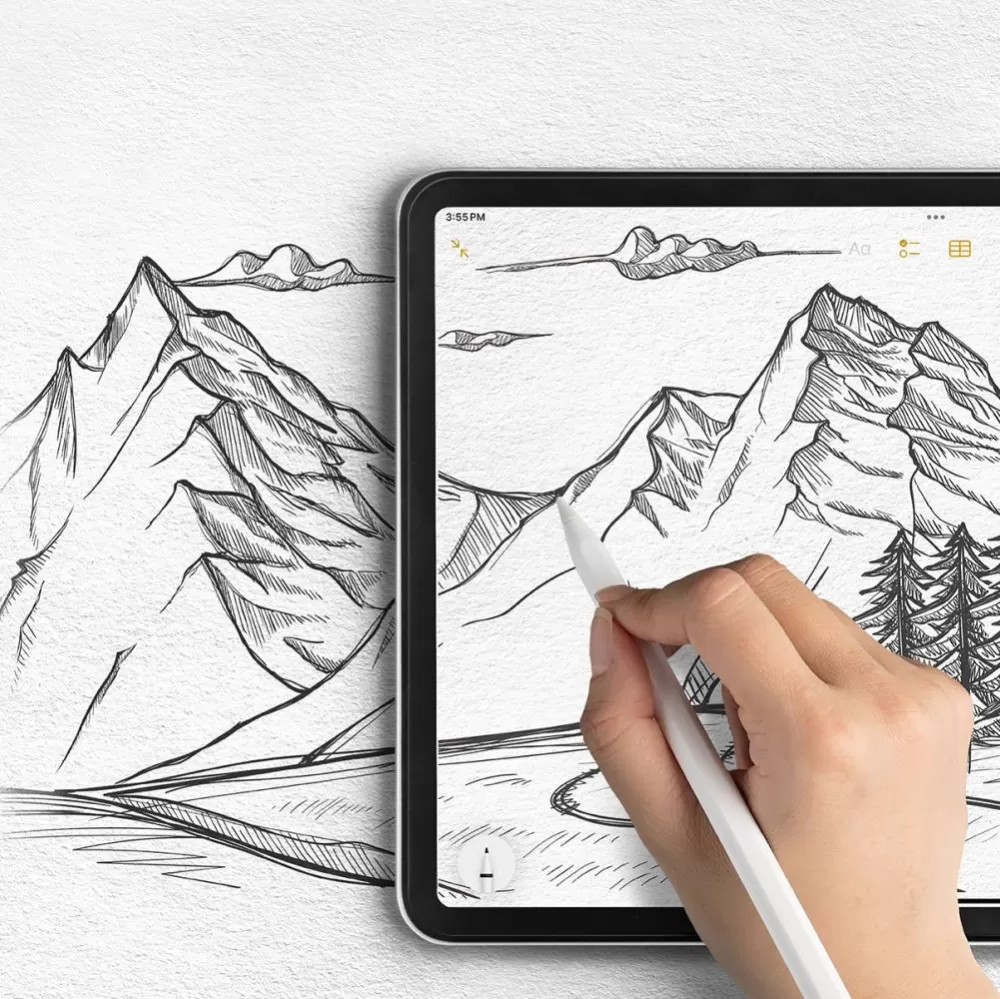 Apple iPad Air 13 (2024) planšetės apsauginis stiklas  RINGKE PAPER TOUCH 2-PACK