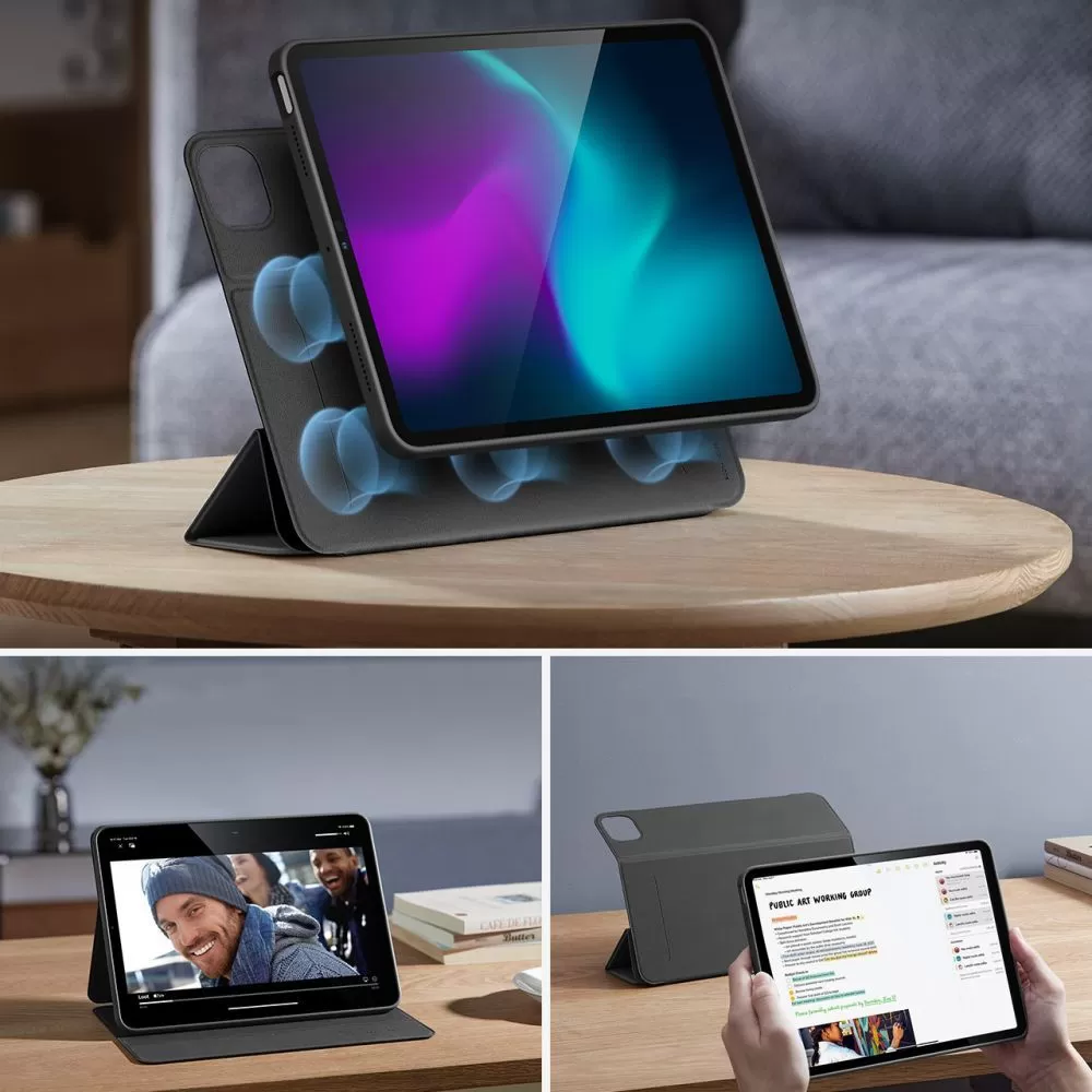 Apple iPad Air 13 (2024) maciņš melns ESR REBOUND HYBRID