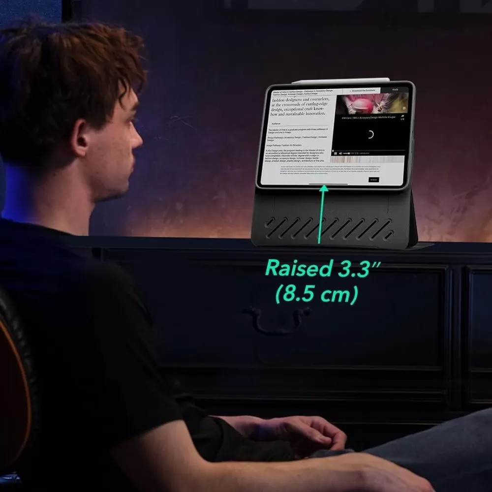 Apple iPad Air 13 (2024) Planšetės dėklas Juoda ESR SHIFT MAGNETIC