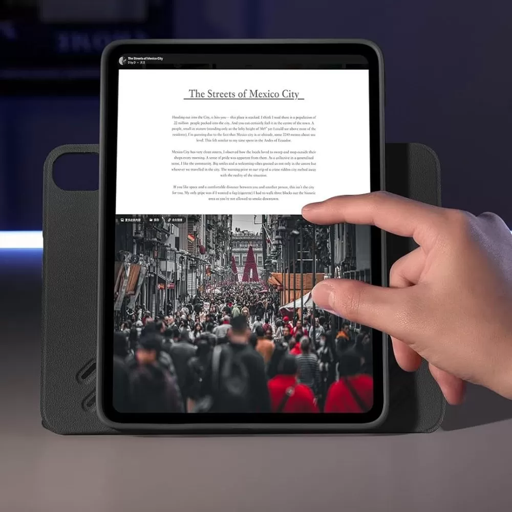 Apple iPad Air 13 (2024) Planšetės dėklas Juoda ESR SHIFT MAGNETIC
