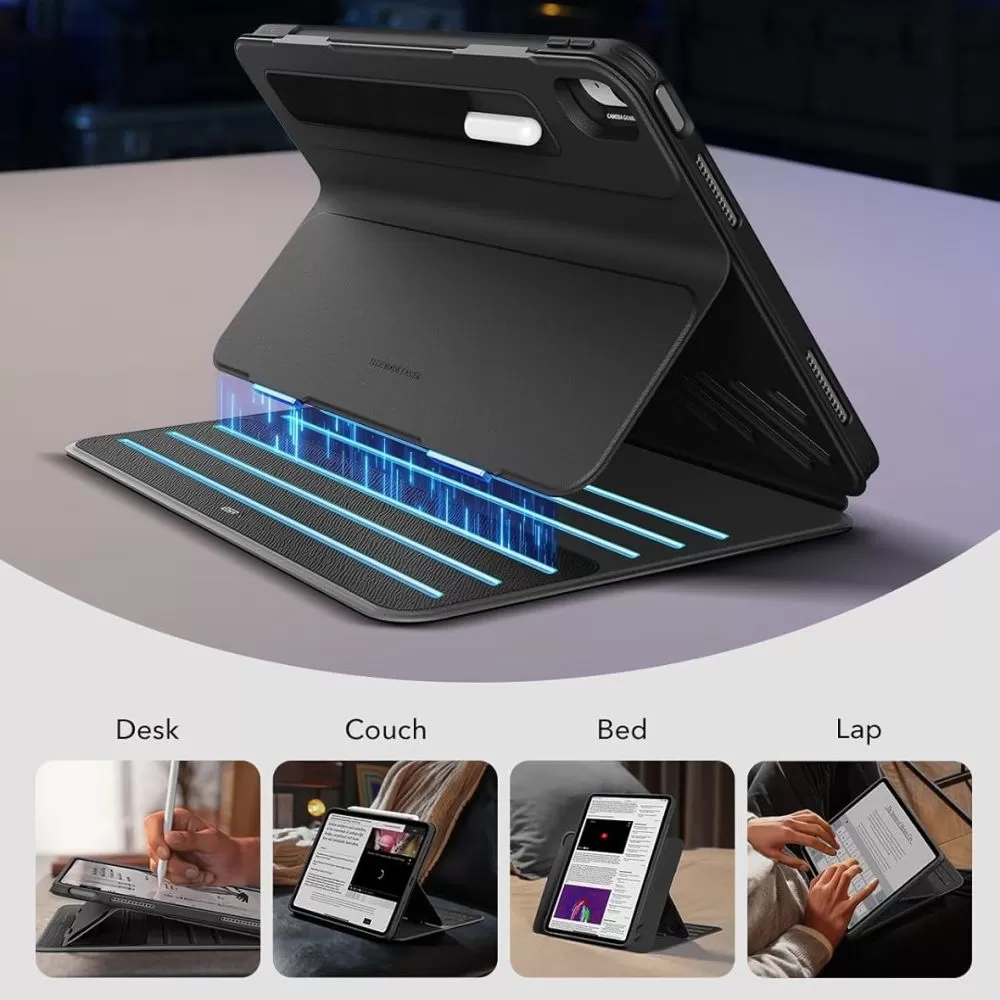 Apple iPad Air 13 (2024) Planšetės dėklas Juoda ESR SHIFT MAGNETIC
