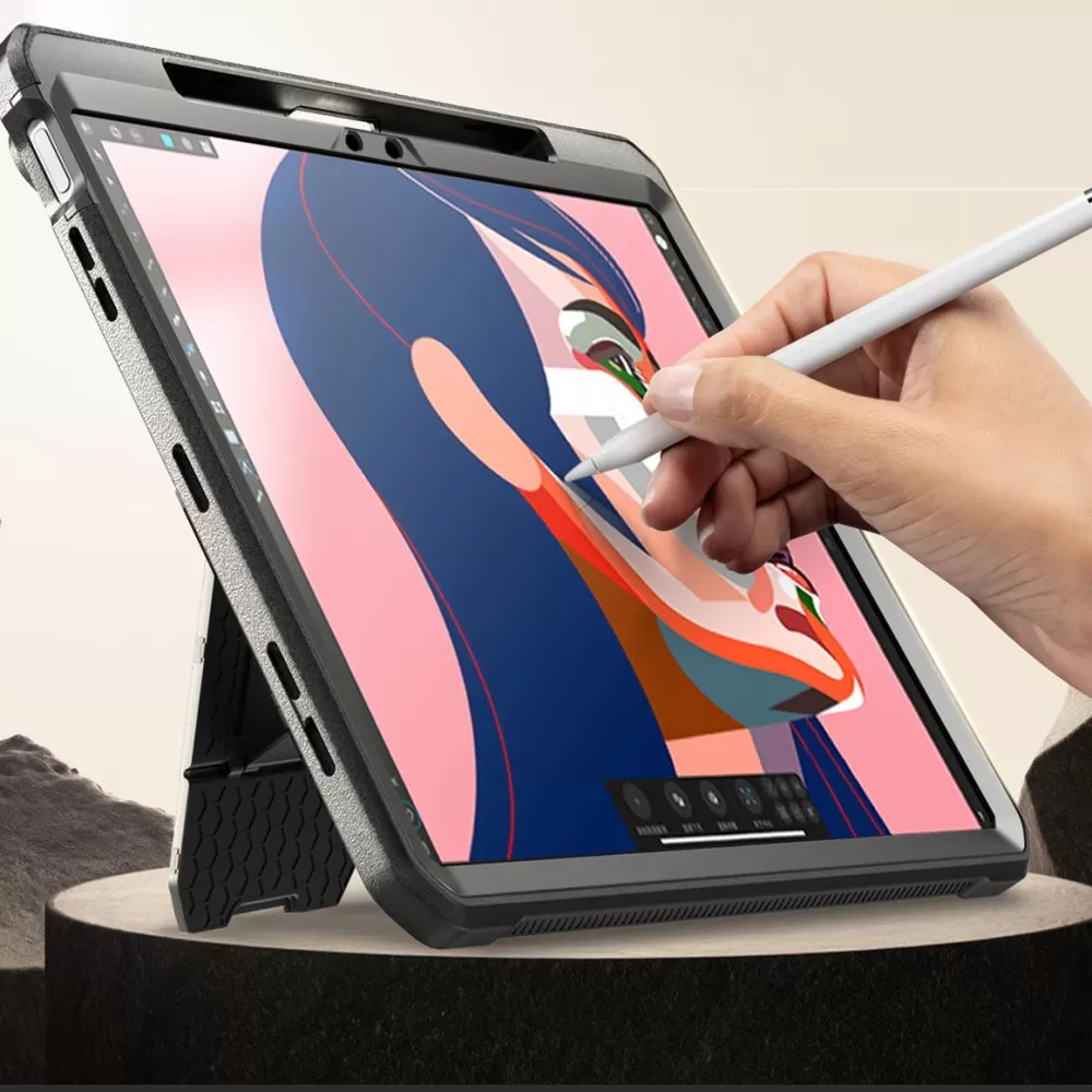 Apple iPad Air 13 (2024) Planšetės dėklas Juoda SUPCASE UNICORN BEETLE PRO 2024