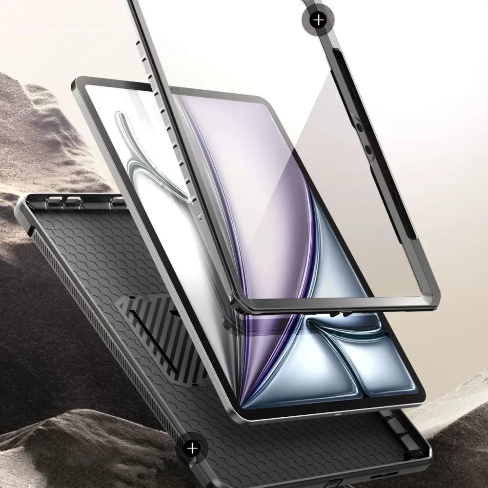 Apple iPad Air 13 (2024) Planšetės dėklas Juoda SUPCASE UNICORN BEETLE PRO 2024