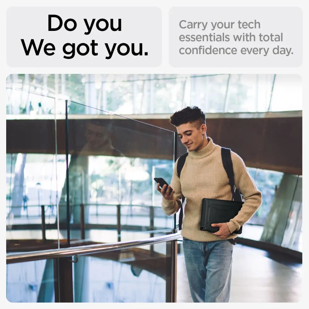 Apple iPad Air 13 (2024) Planšetės dėklas Juoda SPIGEN RUGGED ARMOR ”PRO”