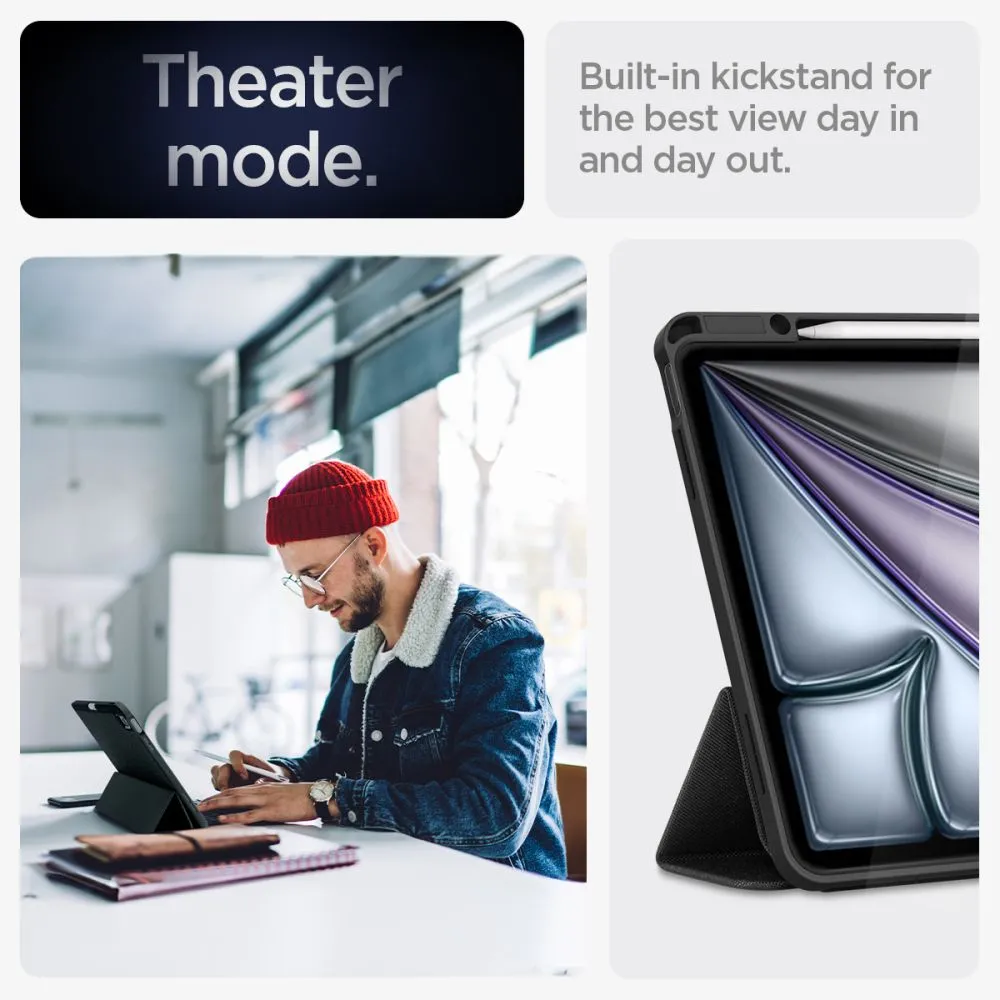 Apple iPad Air 13 (2024) Planšetės dėklas Juoda SPIGEN URBAN FIT