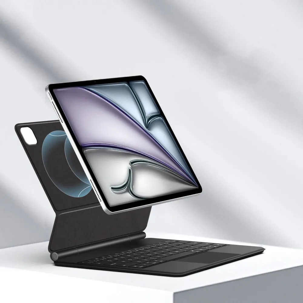 Apple iPad Air 13 (2024) maciņš melns TECH-PROTECT SMARTCASE MAGNETIC + KEYBOARD