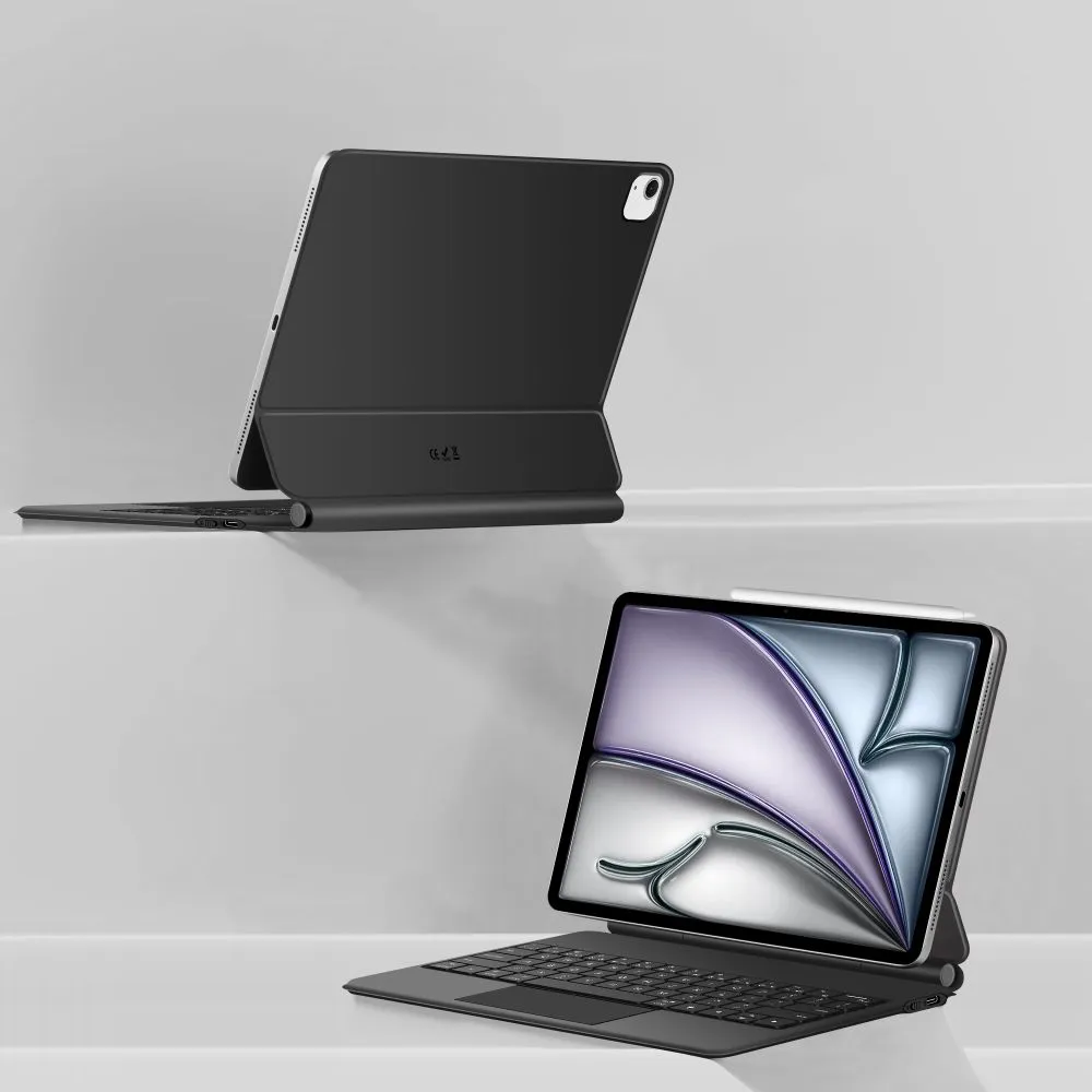 Apple iPad Air 13 (2024) maciņš melns TECH-PROTECT SMARTCASE MAGNETIC + KEYBOARD